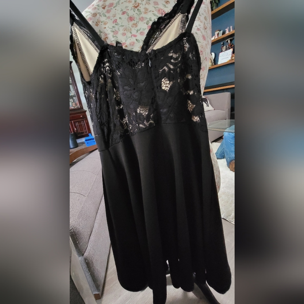 Windsor Elegant Black Lace Jumpsuit Size Small - Picture 7 of 7